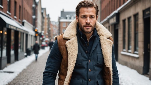 Mastering the art of shearling vests: the essential guide to enhancing your winter professional wardrobe